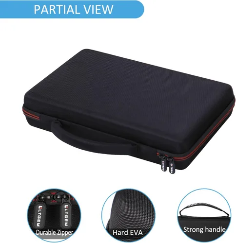 Miniatura 3 de LTGEM - Funda rígida de EVA para Novation Launchkey Mini teclado USB de 25 notas controlador MK2 - Bolsa protectora de viaje para almacenamiento