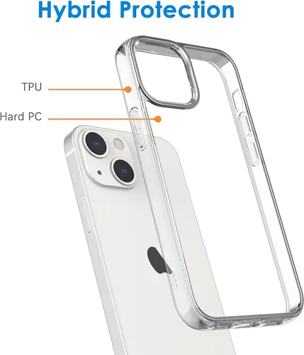 Miniatura 3 de JETech Paquete de protector de pantalla para iPhone 13 mini de 5.4 pulgadas con protector de lente de cámara y funda antigolpes