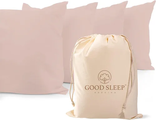 Miniatura 10 de Juego de 4 fundas de almohada estándar de 1000 hilos, 100% algodón egipcio, con algodón de fibra larga y tejido satinado, suaves y sedosas, como