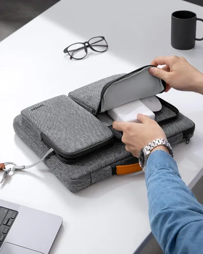 Miniatura 9 de tomtoc Funda protectora 360 para MacBook Pro M4/M3/M2/M1 de 16 pulgadas 2024-2019, resistente al agua, para Dell XPS 16 Plus, el nuevo Razer Blade