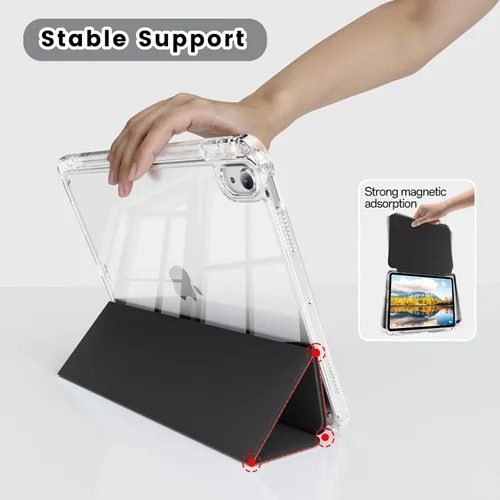 Miniatura 6 de Funda para iPad Air de 11 pulgadas M3/M2 (2025/2024), iPad Air de 5ª/4ª generación (2022/2020) de 10.9 pulgadas con soporte para lápices, funda