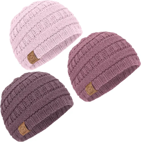 Miniatura 46 de KeaBabies 3-Pack Baby Beanies for Boys, Girls - Stretchy Knit Baby Hats, Cute Newborn