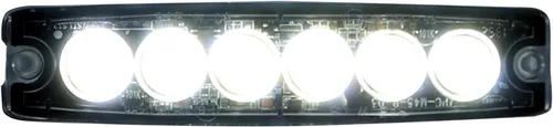 Miniatura 12 de Buyers Products 8892210 Luz estroboscópica LED de 5" ámbar/verde, 6 LED, 23 patrones de flash, carcasa de aluminio, luces de advertencia