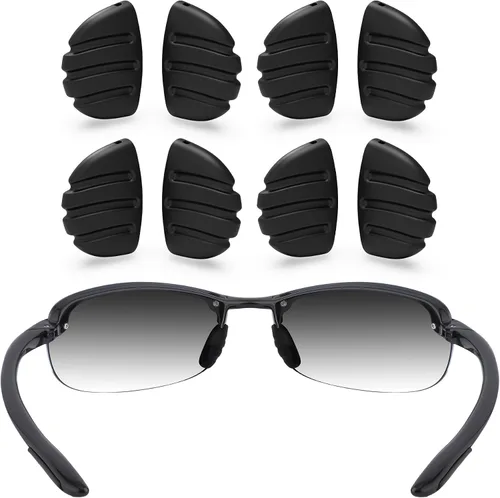 Miniatura 2 de ToughAsNails Almohadillas nasales de repuesto para gafas de sol deportivas Maui Jim Makaha MJ405Sandy Beach MJ408Ho'okipa MJ407 y Martini