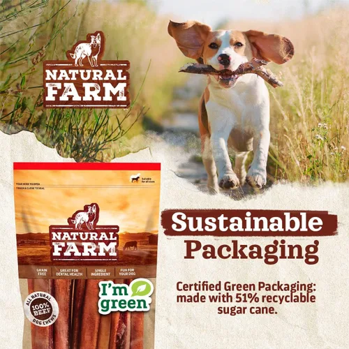 Miniatura 9 de Natural Farm Pezuñas de vaca rellenas con sabor a tocino y queso para perros (paquete de 4), golosinas de hueso de pezuña natural duraderas, mejores