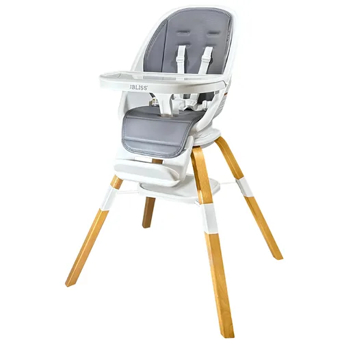 TruBliss Turn-A-Tot - Silla alta para bebés y niños pequeños, comedero portátil de madera 2 en 1 o asiento ajustable para niños con giro de 360 Earl