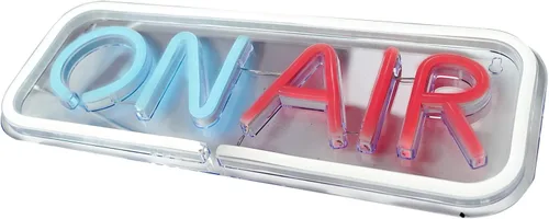 Miniatura 3 de ON AIR Letreros de neón, luces LED decorativas para estudio, letrero de grabación de transmisión, conexión USB, para streamers, influencers, sala