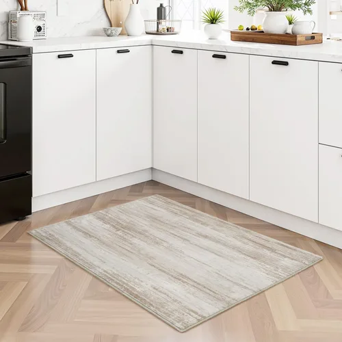 Miniatura 3 de PADOOR Alfombra moderna abstracta para entrada, alfombra lavable de 2 x 3 pulgadas, antideslizante, ultra suave, de pelo bajo, para puerta