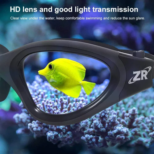 Miniatura 9 de ZIONOR G1 - Gafas de natación polarizadas unisex para mujeres adultas, antiniebla, 100% anti UV, gafas de buceo A5 (polarizado + humo)