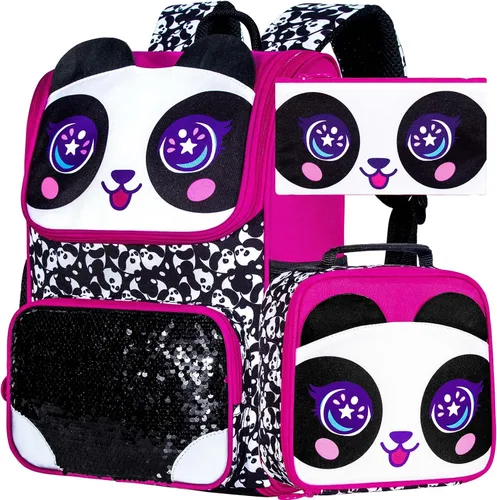 Miniatura 51 de KLFVB Mochila de 3 piezas para niñas y niños, bolsa de libros de dinosaurio de unicornio de 15 pulgadas con lonchera, bolsa escolar preescolar