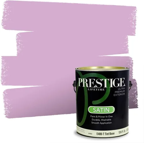 Miniatura 116 de PRESTIGE Pinturas de pintura interior e imprimación en uno, 1 galón, plano, combinación comparable de Sherwin Williams* Kimono Violet*