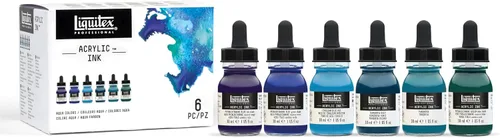 Miniatura 9 de Liquitex Tinta acrílica profesional, 1 oz (1.0 fl oz), juego de colores esenciales, juego de 6 Esencial - Juego de 6