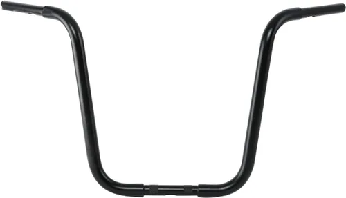 Miniatura 31 de XFMT - Manubrio de motocicleta color negro de 10" de elevación Batwing APE con colgadores de 1-1/4" para Harley Sportster XL Softail Dyna Road King