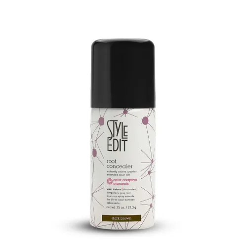 Miniatura 12 de Style Edit Spray de retoque de raíz para cabello castaño claro, cubre el color del cabello para cobertura de cabello gris, tinte temporal