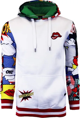 Miniatura 2 de Screenshot - Sudadera con capucha de forro polar para hombre, estilo urbano