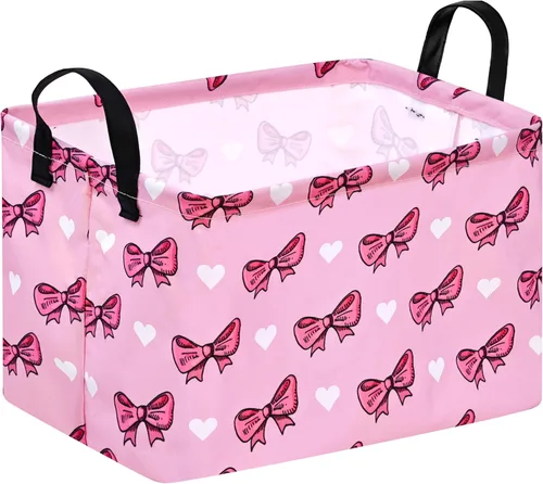 Miniatura 20 de Cesta de almacenamiento para el hogar, cesta para estante de niños, caja organizadora de ropa, cesta de lavandería, cesta de regalo para la ropa