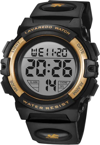 Reloj analógico para niños, reloj para niños de 6 a 15 años, reloj digital para deportes al aire libre, multifuncional con cronógrafo LED 50 M,