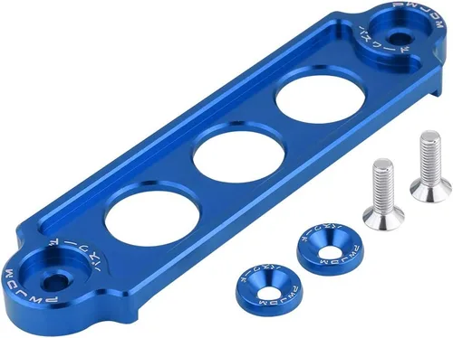 Miniatura 13 de Fydun Soporte de amarre de batería, batería de carreras de coches, soporte de sujeción de bloqueo anodizado para Honda Civic/CRX 1988-2000 (negro)