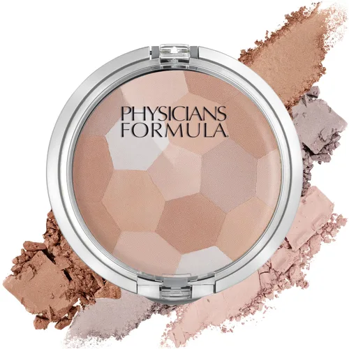 Miniatura 7 de Physicians Formula - Paleta de polvo fijador multicolor, polvo compacto de acabado, cobertura natural, beige, probado por dermatólogos, clínicamente