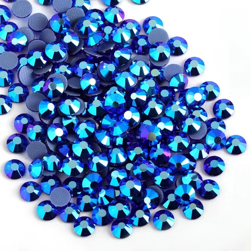 Miniatura 16 de Beadsland Hotfix - 2880 diamantes de imitación de cristal con parte trasera plana para manualidades, ropa, decoraciones de bricolaje, cristal AB