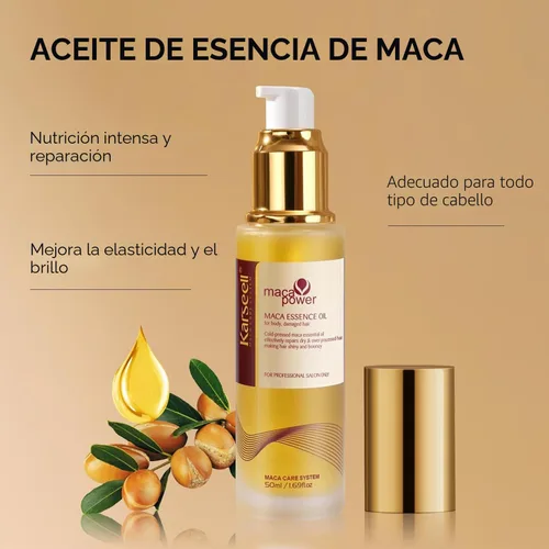 Miniatura 4 de Máscara de Tratamiento Capilar de Colágeno Karseell, Juego de Aceite de Argán para Acondicionador de Reparación Profunda de Cabello Dañado, Seco