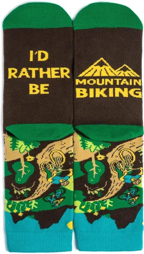 Miniatura 4 de I'd Rather Be - Calcetines divertidos para hombres y mujeres, regalos para golf, caza, camping, senderismo, esquí, lectura, deportes y mucho más