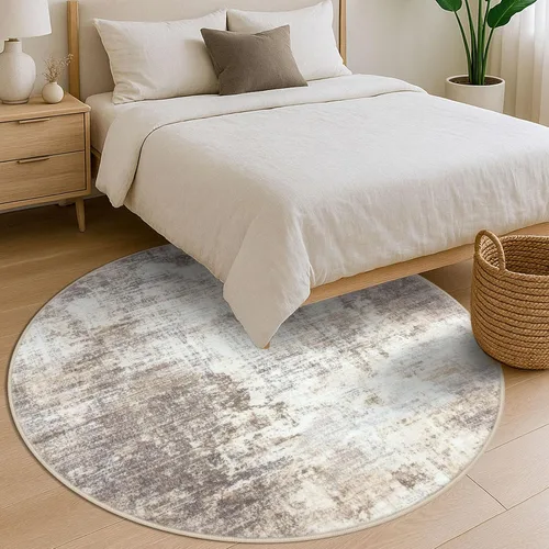 Miniatura 373 de IOHOUZE Alfombra abstracta lavable de 3 x 12 pies para pasillos, antideslizante para cocina, camino de entrada de lana sintética para interiores