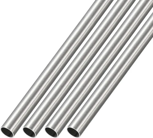 Miniatura 21 de METALLIXITY Tubo de acero inoxidable 304 (0.039 in de diámetro x 0.006 in de alto x 11.811 in de largo), 4 piezas, tubo recto, para muebles