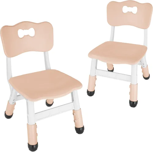 Miniatura 12 de FUNLIO Silla Ajustable para Niños (2 piezas), Silla para Niños Pequeños con 3 Niveles de Altura Ajustable para Edades de 3-8, Silla Infantil