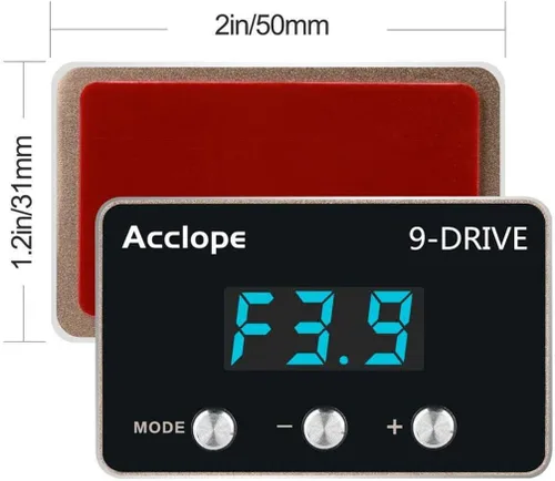 Miniatura 2 de Bautonery - Controlador electrónico LED de respuesta del acelerador de 9 unidades, pedal de gas, acelerador de carreras, compatible con Buick