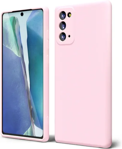 Miniatura 50 de oakxco Funda para teléfono Samsung Galaxy Note 20 Ultra de silicona líquida, bonita funda delgada y fina de goma suave TPU lisa y suave de gel