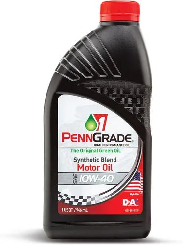PENN GRADE 1 Mezcla sintética de alto rendimiento SAE 10W-40 (1 cuarto de galón)