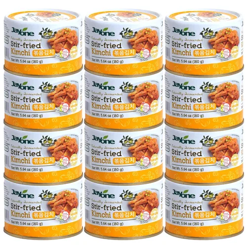 Miniatura 7 de Napa Kimchi enlatado coreano, fermentado naturalmente, estable en el estante, listo para comer, ingredientes sin OMG y sin conservantes