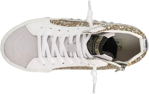 Miniatura 4 de VINTAGE HAVANA Mujeres Mateel Glitter High Sneakers Zapatos Casual - Oro