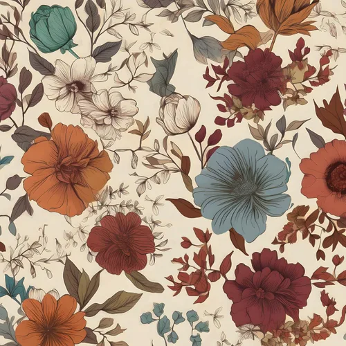 Miniatura 18 de ILHIIOR Papel tapiz floral azul oscuro para despegar y pegar, papel de contacto de hojas bohemias, papel de contacto con flores oscuras, extraíble