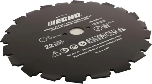 Miniatura 3 de 99944200131 Echo - Cuchilla de acero para desbrozadora de 0.787 in, 22 dientes, compatible con SRM-210 SRM-225 SRM-230 SRM-260 SRM-265 SRM-280