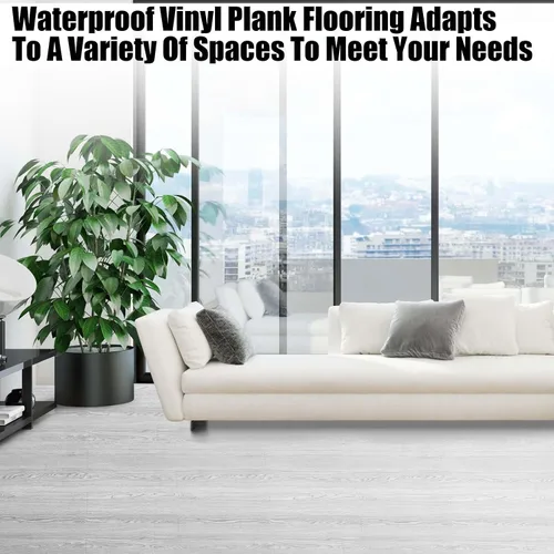 Miniatura 5 de Drydiet 2 rollos de azulejos de vinilo para despegar y pegar, de 23.6 x 393.7 pulgadas, azulejos de vinilo de linóleo, tablones de vinilo