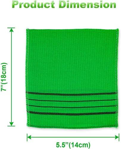 Miniatura 3 de [Paquete variado] Toalla exfoliante asiática coreana – Paño exfoliante para eliminar callos de la piel muerta, limpiar poros y reducir el brote