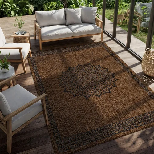 Miniatura 35 de CAMILSON Alfombra para exteriores, alfombras modernas para patios interiores y exteriores, tapetes de cocina y pasillo, alfombra lavable para porche
