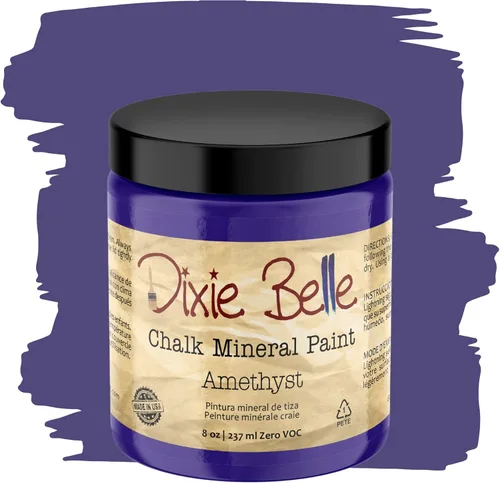 Miniatura 15 de Dixie Belle Paint Company - Pintura con acabado de tiza para muebles, color negro (Caviar), 1 galón, 128 fl oz, pintura mineral color rosa intenso