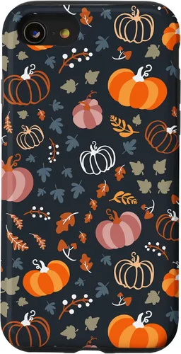 Miniatura 18 de Funda para iPhone 14 Pro Max Otoño Hojas Caídas Calabaza Cosecha de Especias Feliz Oto