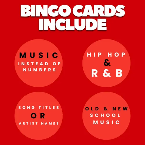 Miniatura 3 de Hip Hop, juego de bingo de música R&B, juegos de cartas para adultos, juegos familiares, tableros de bingo, diversión para la familia, diversión