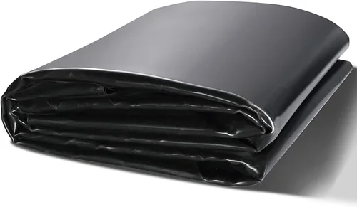 Miniatura 22 de VEVOR Revestimiento de estanque de 10 x 15 pies, grosor de 45 mil, material EPDM flexible y duradero, capa inferior de fácil corte para peces o koi