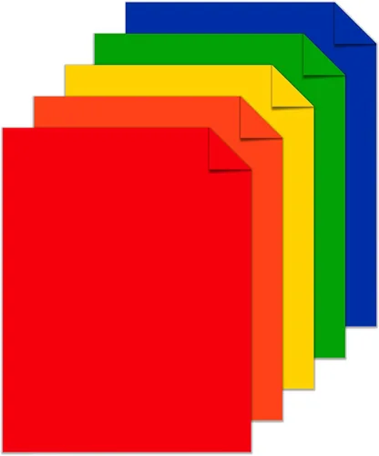 Miniatura 3 de Astrobrights Cartulina de colores, 8.5 x 11 pulgadas, 65 lb/176 gsm, surtido de 5 colores "primarios", 5 paquetes individuales de 50 hojas surtidas