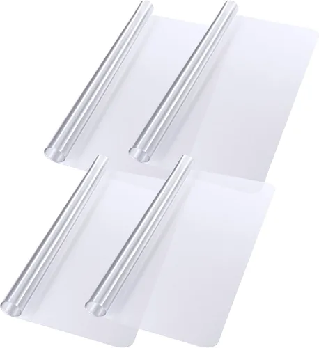 Miniatura 14 de Yescom Tapete transparente para silla de oficina para alfombra de pelo bajo de 48 x 36 pulgadas, grosor de 1/8 pulgadas, 2 protectores de piso