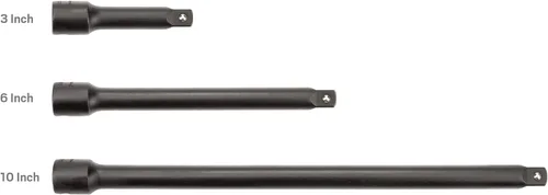 Miniatura 2 de TEKTON Juego de accesorios de impacto de accionamiento de 3/8 pulgadas (6 piezas) SIA91002