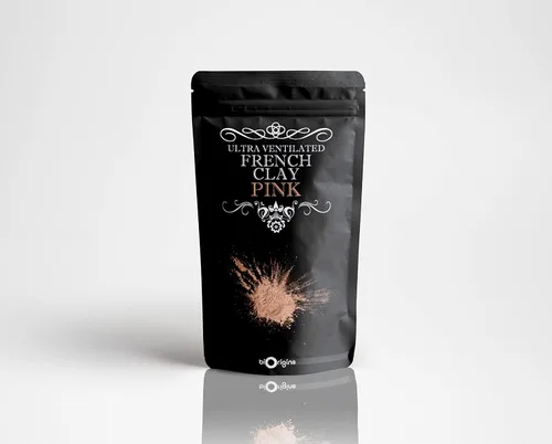 Mystic Moments | Arcilla natural francesa ultra ventilada rosa 3.53 oz - Vegano puro y natural libre de OGM