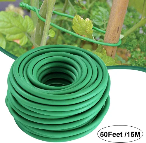 Miniatura 3 de Lazos suaves para plantas, lazos de jardín TPR flexibles y duraderos para cordeles, ramas de tomate, enredaderas y cables de cable (verde)