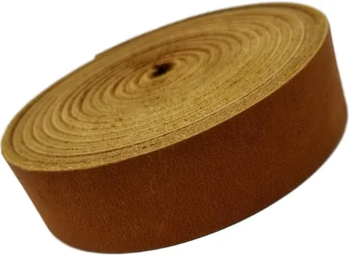 Miniatura 17 de TOFL Tiras de cuero gruesas de 7/8 pulgadas de ancho x 72 pulgadas (6 pies) de largo para manualidades, 1/8 pulgadas de grosor (7-8 onzas), correas