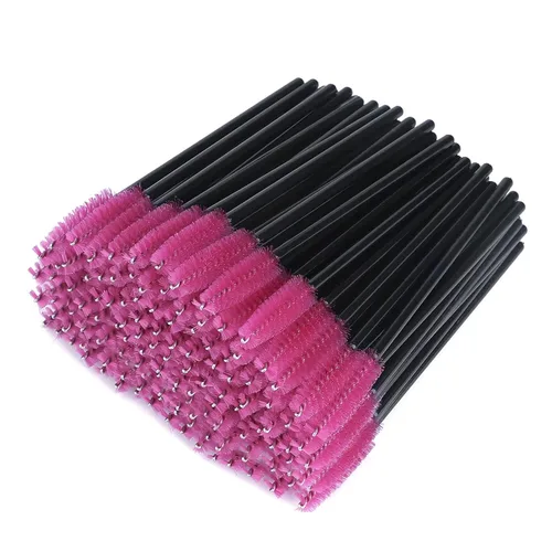 Miniatura 7 de G2PLUS 300 unidades de brochas desechables para rímel, kit de maquillaje con cepillo de pestañas de cristal, varillas ajustables para extensiones